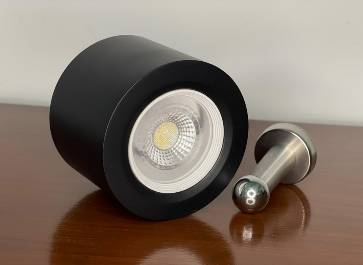LED Wall Light, Wall Lamp with 360°Rotate Magnetic Wall Lights for Living Room, Bedroom, Reading( White Light).